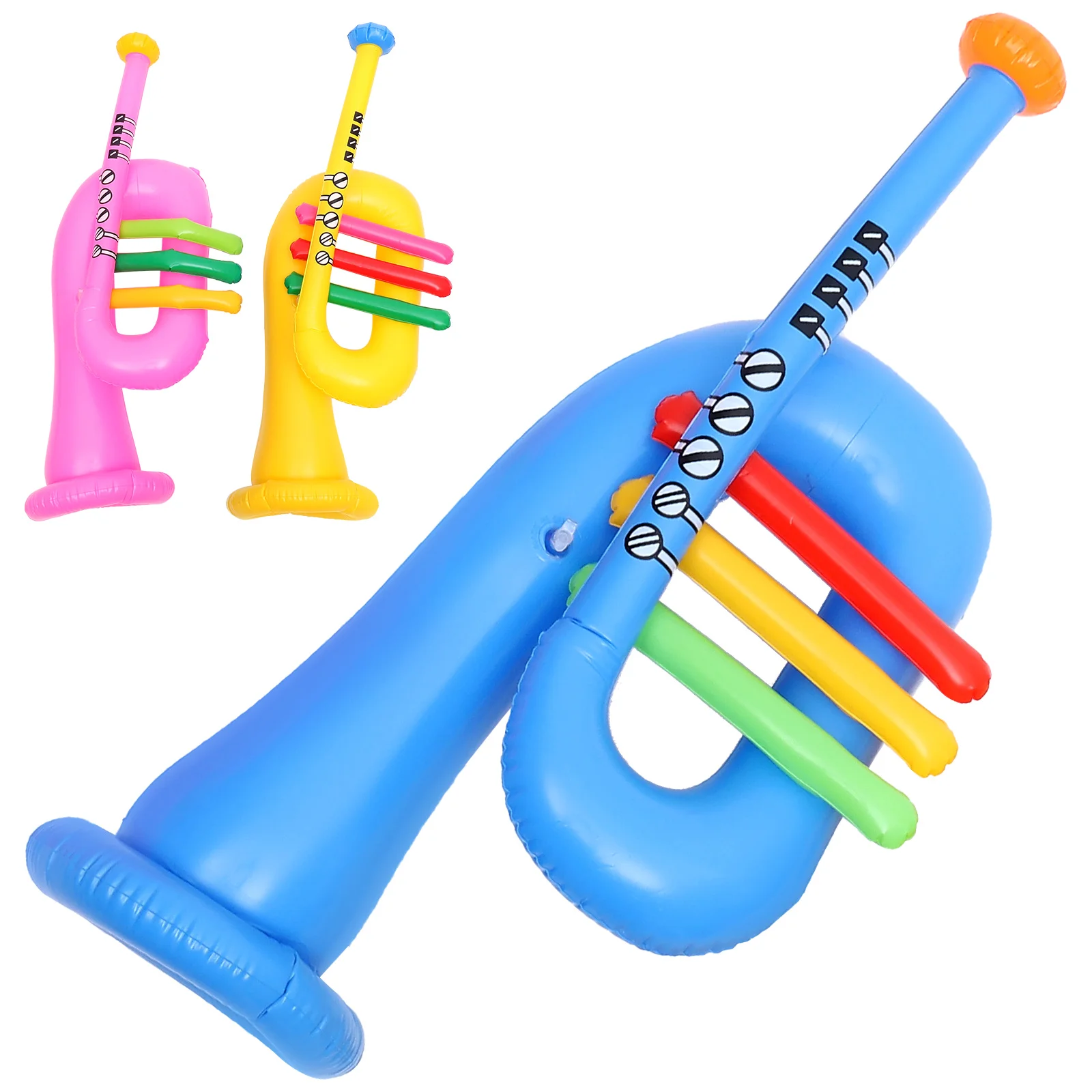 3 Pcs Musical Instrument Inflatable Toddler Toys Instruments Balloons Pvc Portable