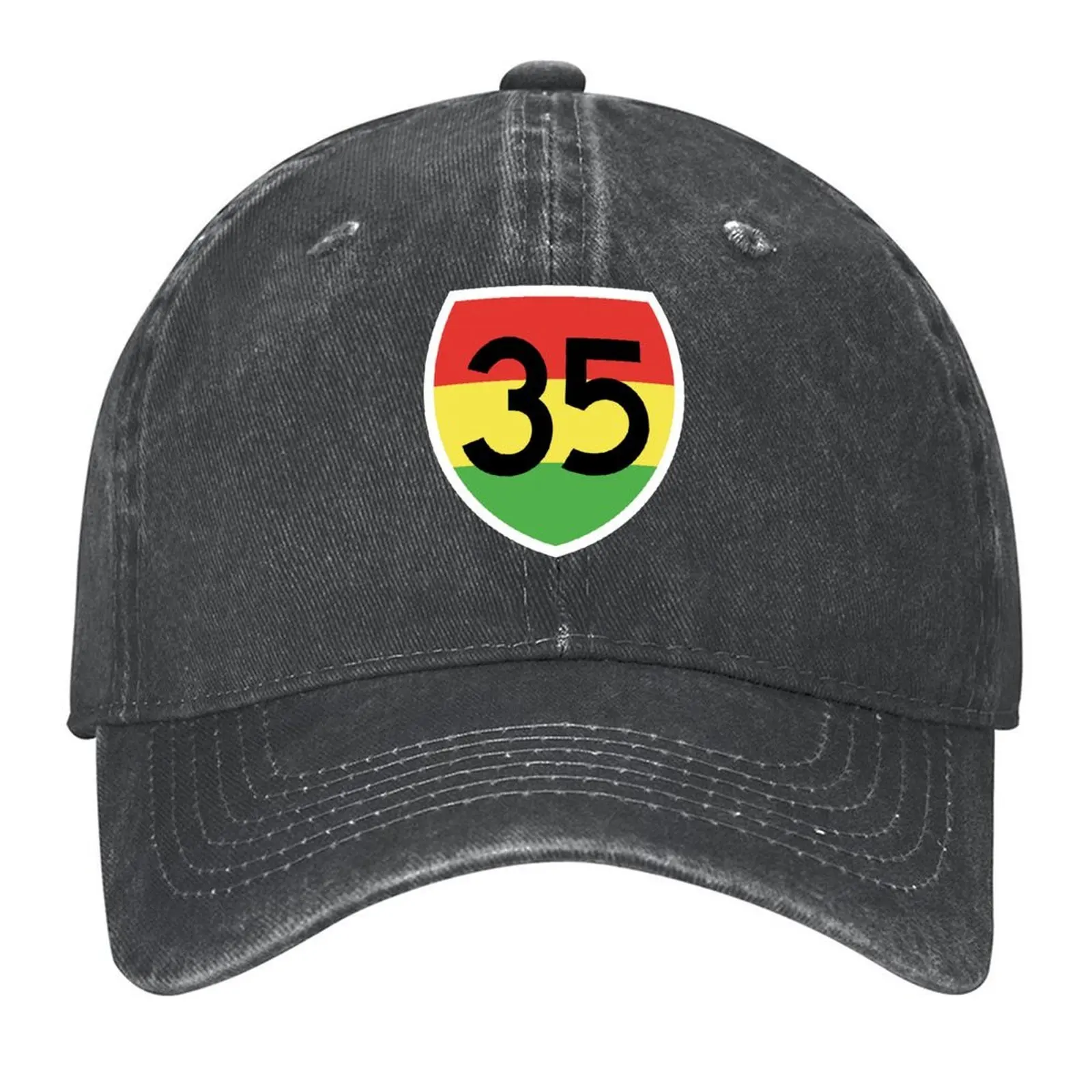 

State HIghway 35, Rasta Colours Baseball Cap Anime Hat Golf Hat Man luxury caps custom Hat Women's Beach Outlet 2025 Men's