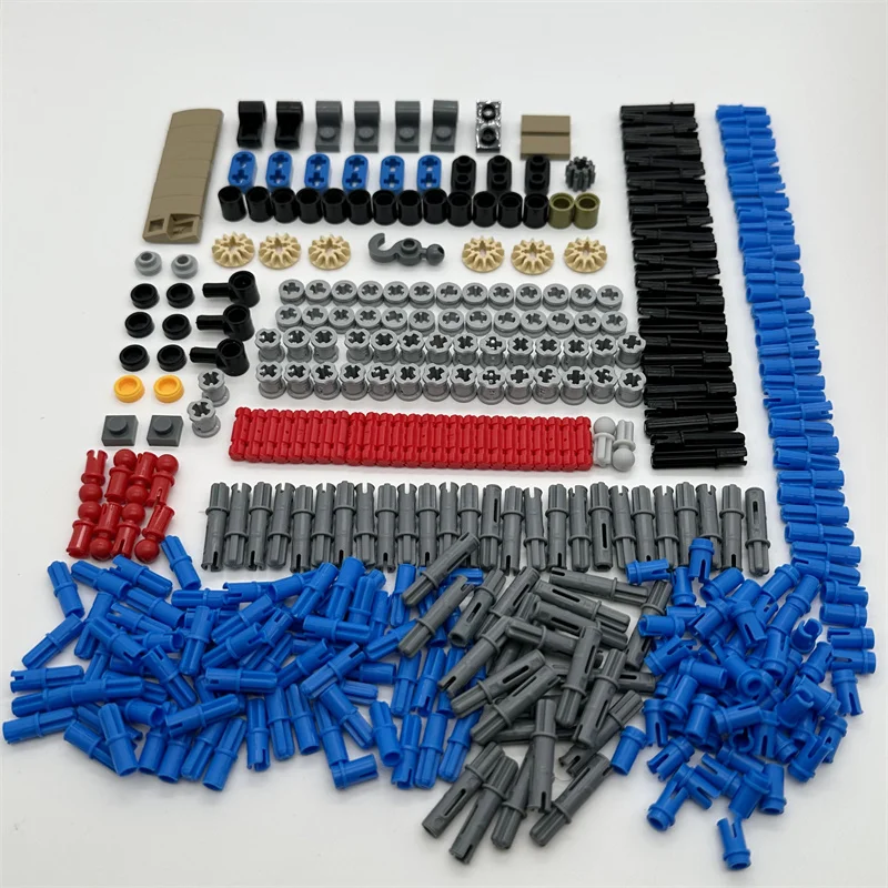 MOC-Bulk Gear Cross Axles Pin Set, blocos compatíveis de alta tecnologia, DIY carro granel brinquedos educativos, Bricks Acessório, Tecnologia 11214