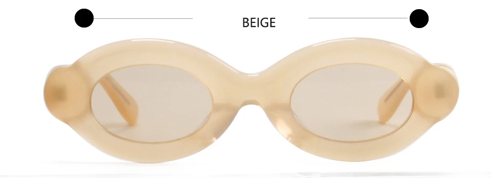 Luxus Dicke Gemischte Acetat Oval Polarisierte Sonnenbrille Frauen Trendy UV Schutz Brillen Stilvolle Schild Für Männer lentes de sol – Detail 7