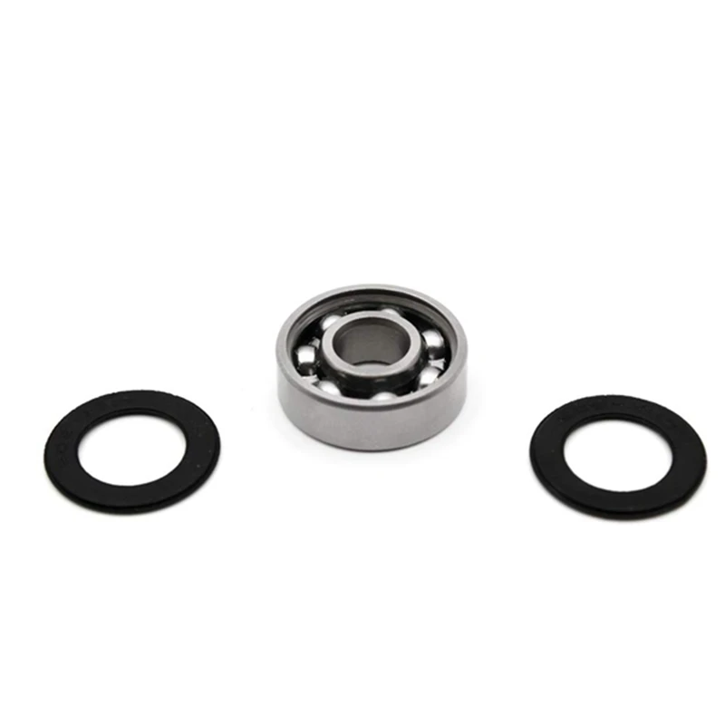 100 Piece 608-RS Skateboard Bearing, Rolling Bearing Silver Size: 8X22x7mm Easy Install