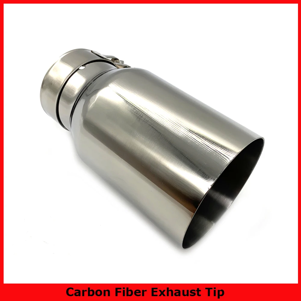 

1 шт., универсальная выхлопная труба из нержавеющей стали для Mitsubishi Mazad