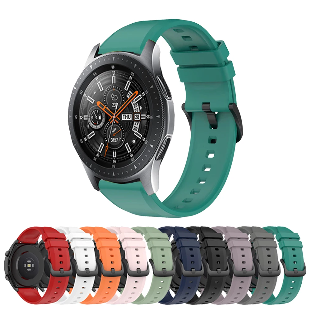 

Smart Watch Strap For Samsung Galaxy 46mm Silicone Sport 22mm Bracelet For Samsung Gear S3 Frontier/Honor Watch GS Pro Watchband