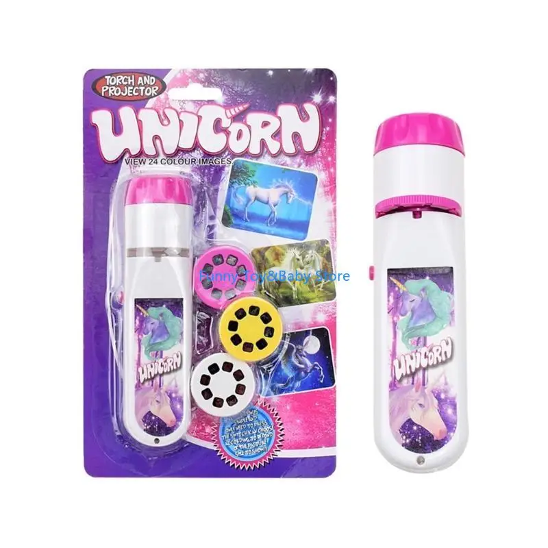 

C90B Kids Dinosaur Projector Mini Luminous Projection Lamp Kids Explore World Luminous Projection Flashlight Learning Toy