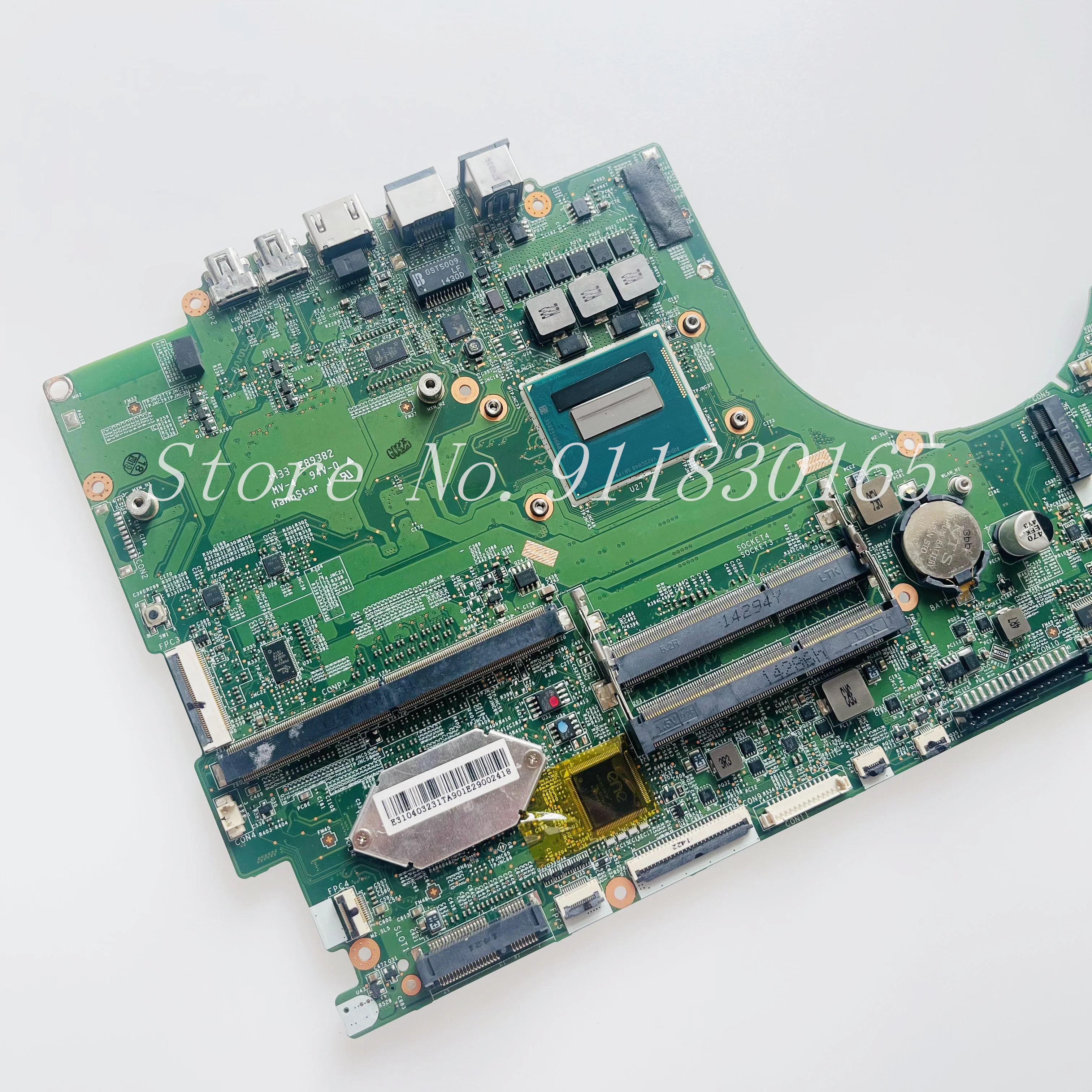 Imagem -05 - Laptop Motherboard para Msi Ms17811 Mainboard 100 Testado I74710h I75700hq Cpu 100 Testado Transporte Rápido 2qe Wt72 Ms-1781 Gt72s