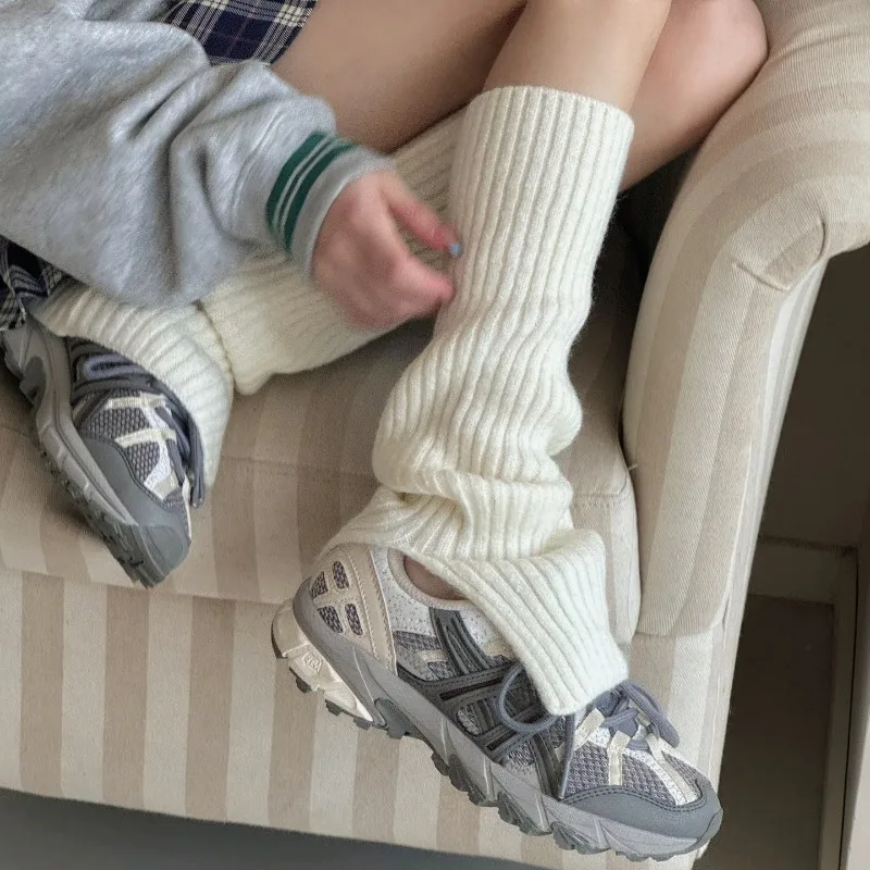 

SP & CITY зимние защитные носки, вязаные сложенные носки, женские толстые теплые персонализированные носки-вилки, корейские модные дышащие носки