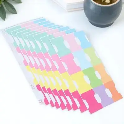 

20 Sheets Sticky Page Tabs Book Index Tabs Binder Book Markers Divider Labels Compact Lightweight Adhesive Flags For Home Office