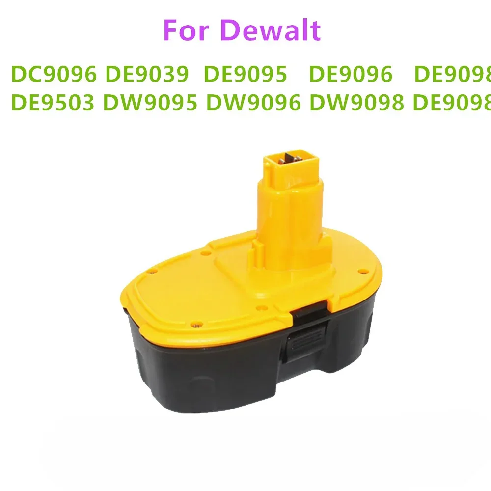 Imagem -03 - Bateria Substituível e Recarregável Bateria de Ferramentas para Dewalt Dc9096 De9039 De9095 Dw9098 De9503 Dw909 Original 18v 4800mah