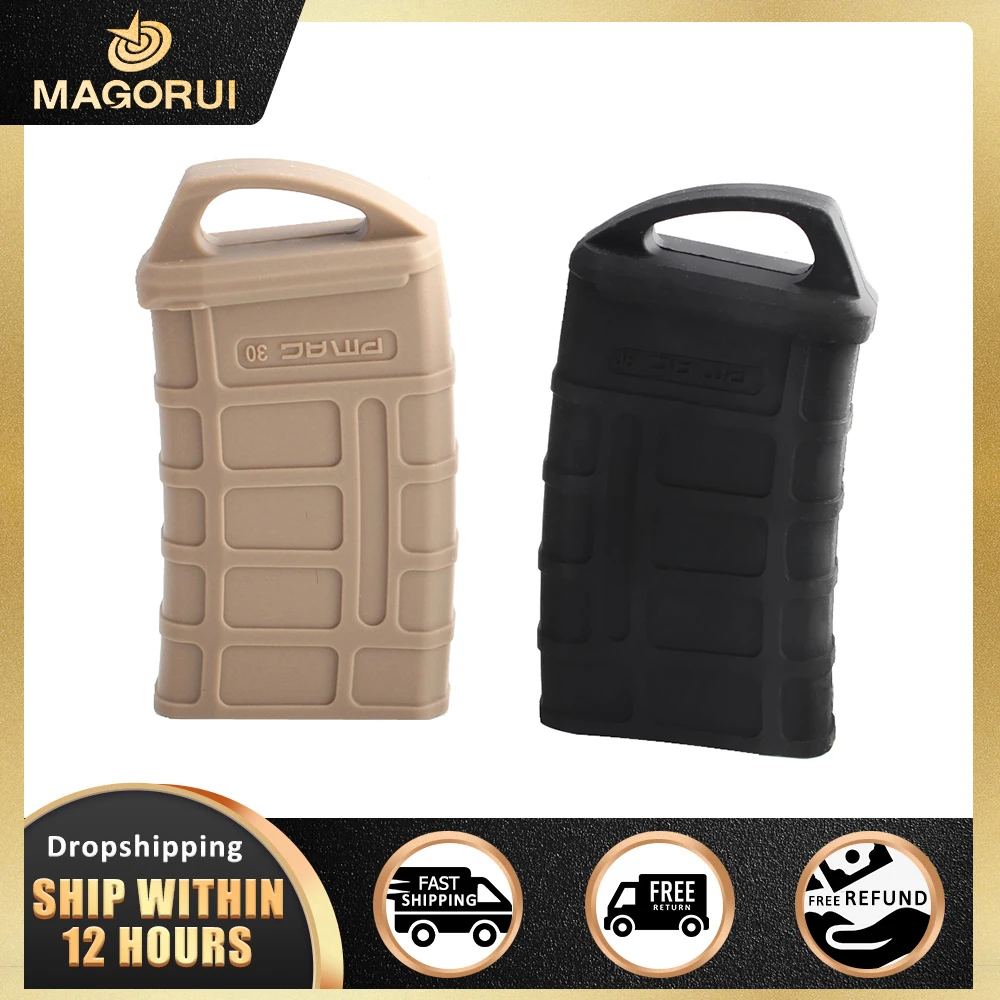 

MAGORUI Rubber Pouch Sleeve Holster PMAG Fast Rubber Slip Cover Tactical Hunting Accessories Rubber Holsters