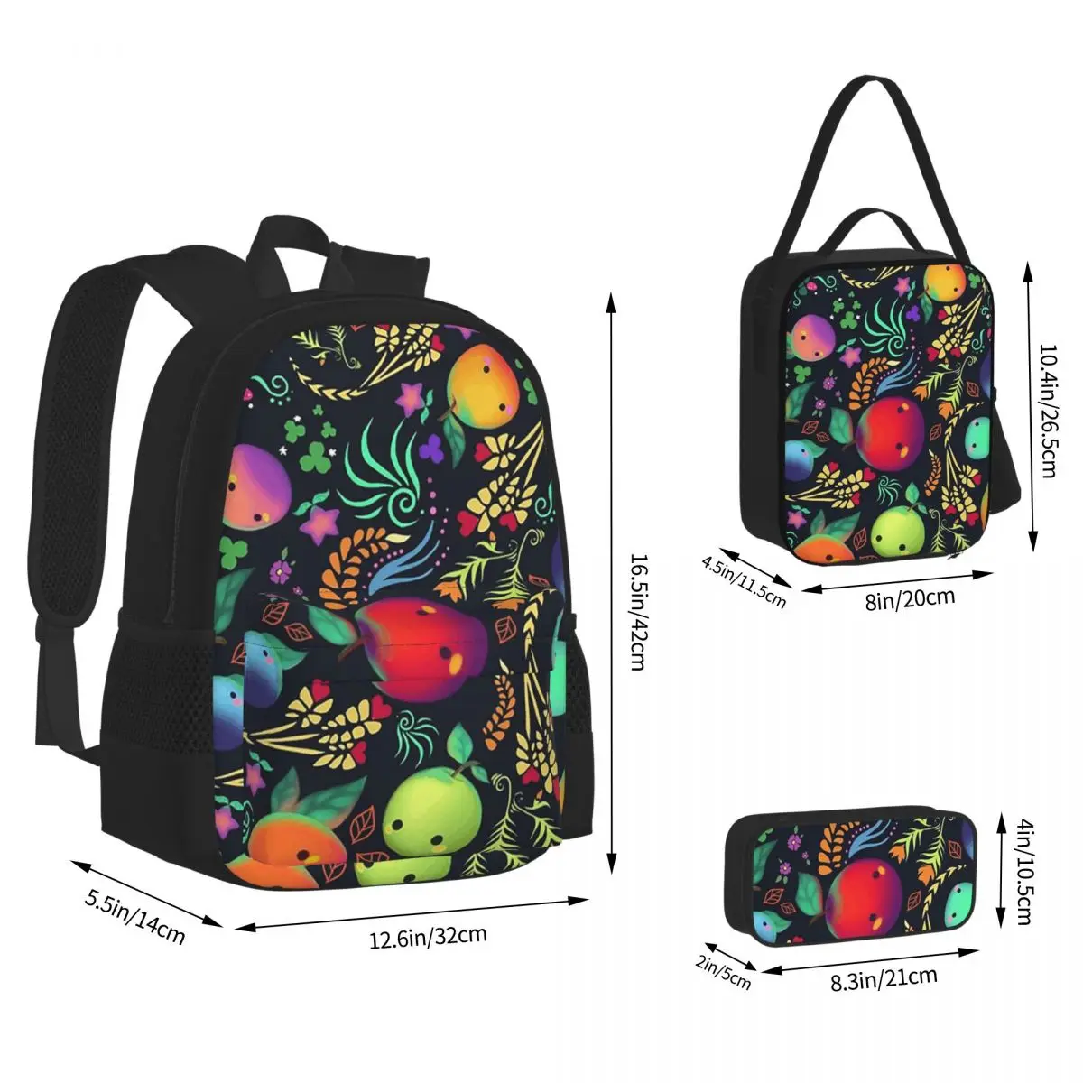 SDV Farm Valley Friends Stardew Valley Game Backpacks Bookbag School Bags Kids Rucksack Lunch Bag Pen Bag Three-Piece Set