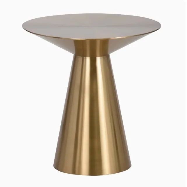 Titanium silk sofa edge few light luxury high-end Italian minimalist corner few modern high-end living room outdoor round