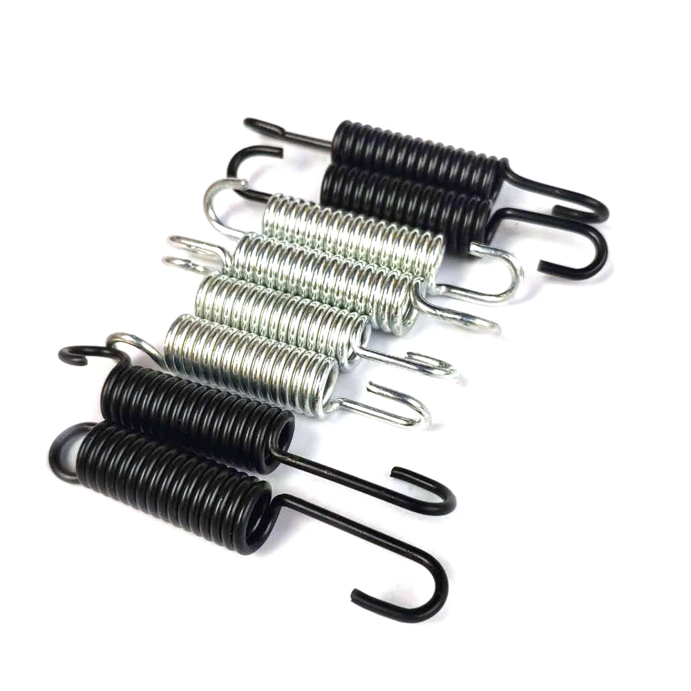 Motorcycle 75 90 100 110 120mm Kick Stand Return Spring Fits Kickstand Tension Spring With Hook