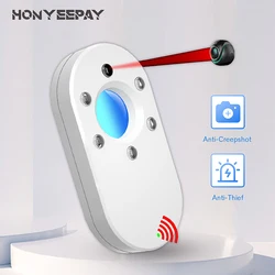 New Upgrade Anti Candid Hidden Camera Detector Anti-theft Alarm Hotel Pinhole  Infrared Automatic Bug Scanner Device USB Charge