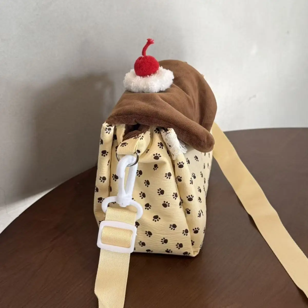 Ins Pudding Cake Dreifach-Aufbewahrungstasche CCD-Kameratasche Damen-Umhängetasche Münzbörse Handtasche Aufbewahrungstasche Mehrschichtiges Geschenk – Detail 6