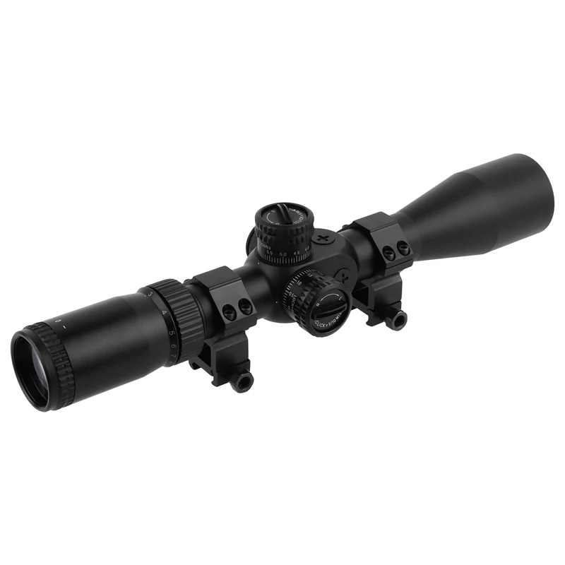 3-15x44 FFP تلسكوبي البصر الطائرة البؤرية الأولى ميراس تلسكوبيكا الصيد تلسكوبي مع مظلة وإضاءة