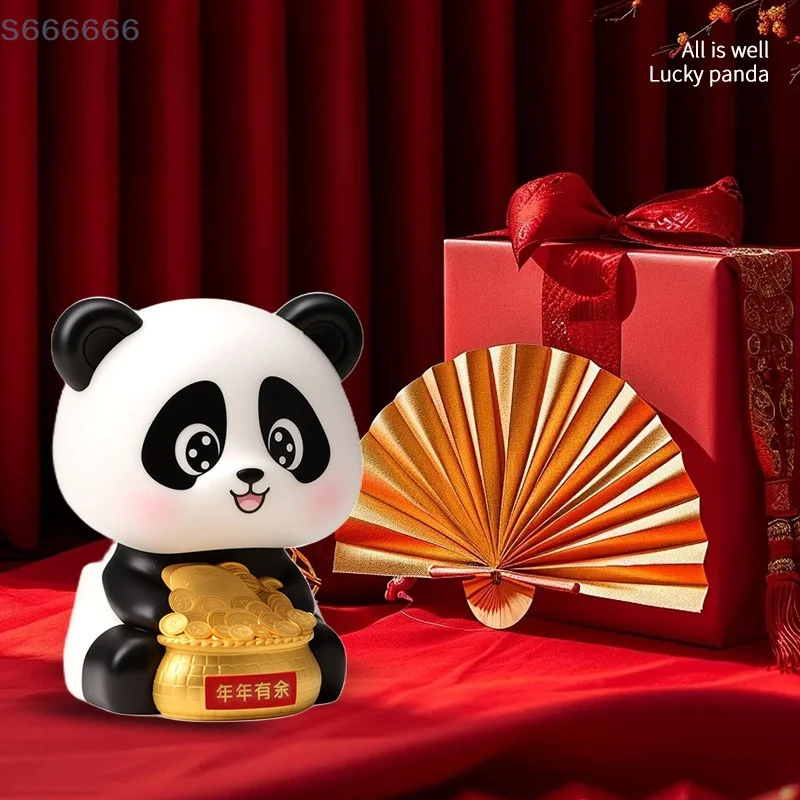

1pc Auto Interior Panda Figurines Toy Cars Accessories Solar Powered Cartoon Swing Panda Car Dashboard Shaking Head Decor