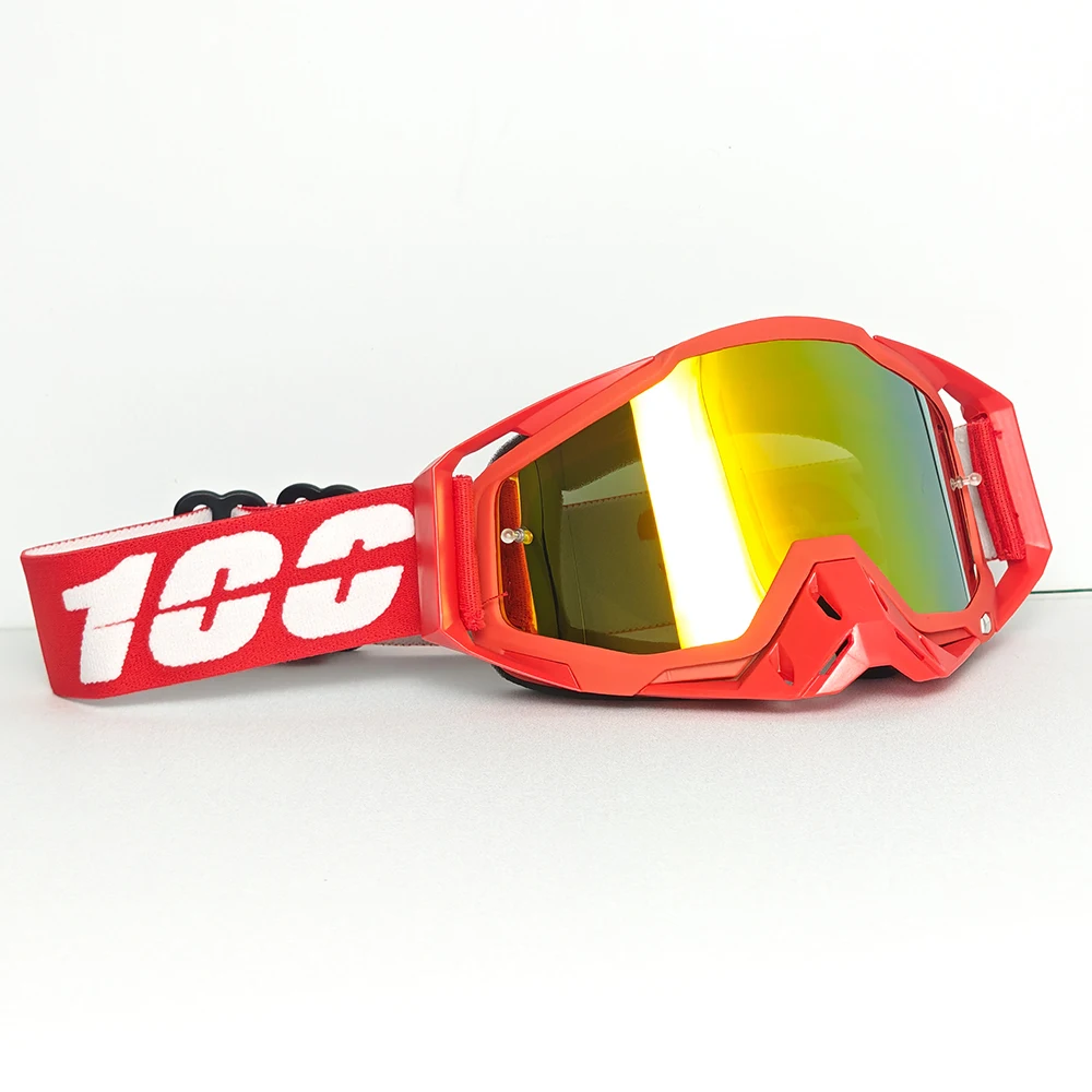 Lunettes de cyclisme tendance, verres de protection respirants quatre saisons, idéaux pour hommes et femmes, Sports de plein air tout-terrain, Motocross, 100