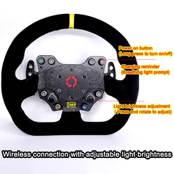 For SIMDT Bluetooth wireless WS1 simulation racing steering wheel hub central control box button connection game controller