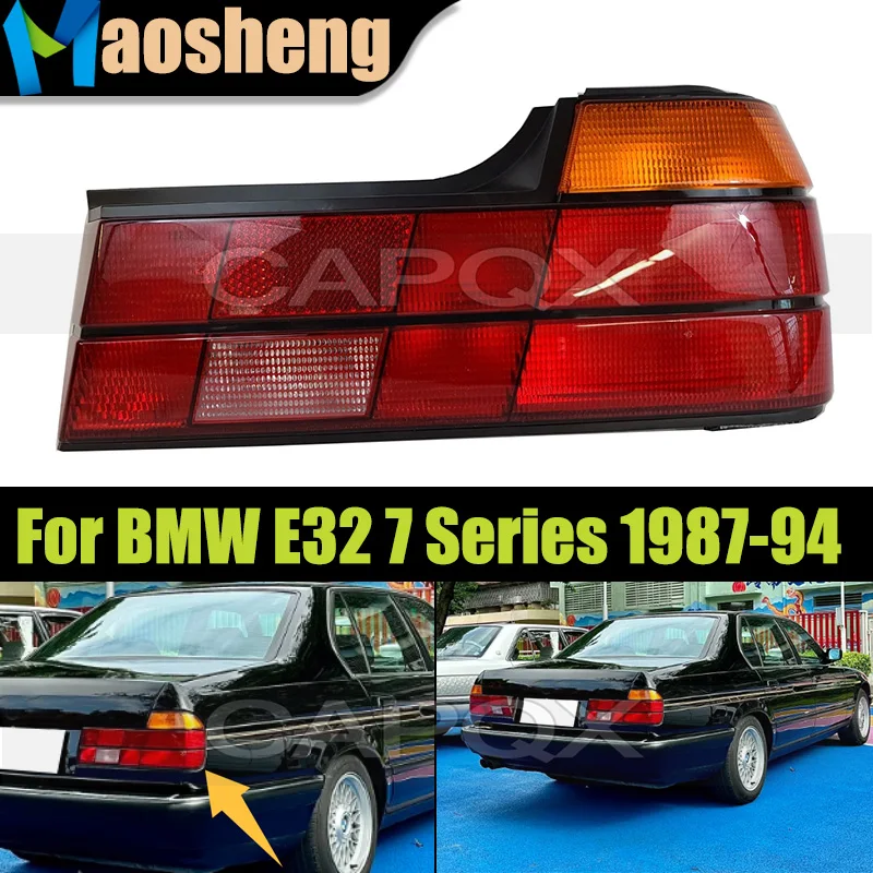 

Задний фонарь заднего бампера автомобиля, задний фонарь для BMW E32 7 серии 1987-1994, стоп-сигнал заднего бампера, стоп-сигнал, задний фонарь