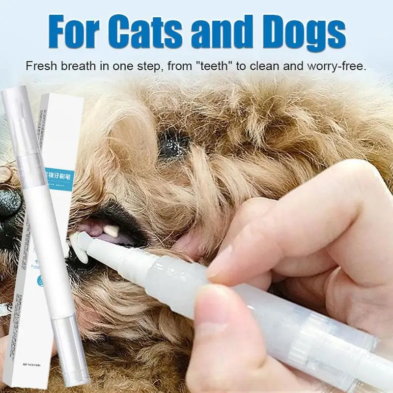 Teeth Brightening Pen 3ml Teeth Cleaning Pen For Small Pets Pet Teeth Repairing Tool Tooth Stones Remover Dog Teeth Brightening