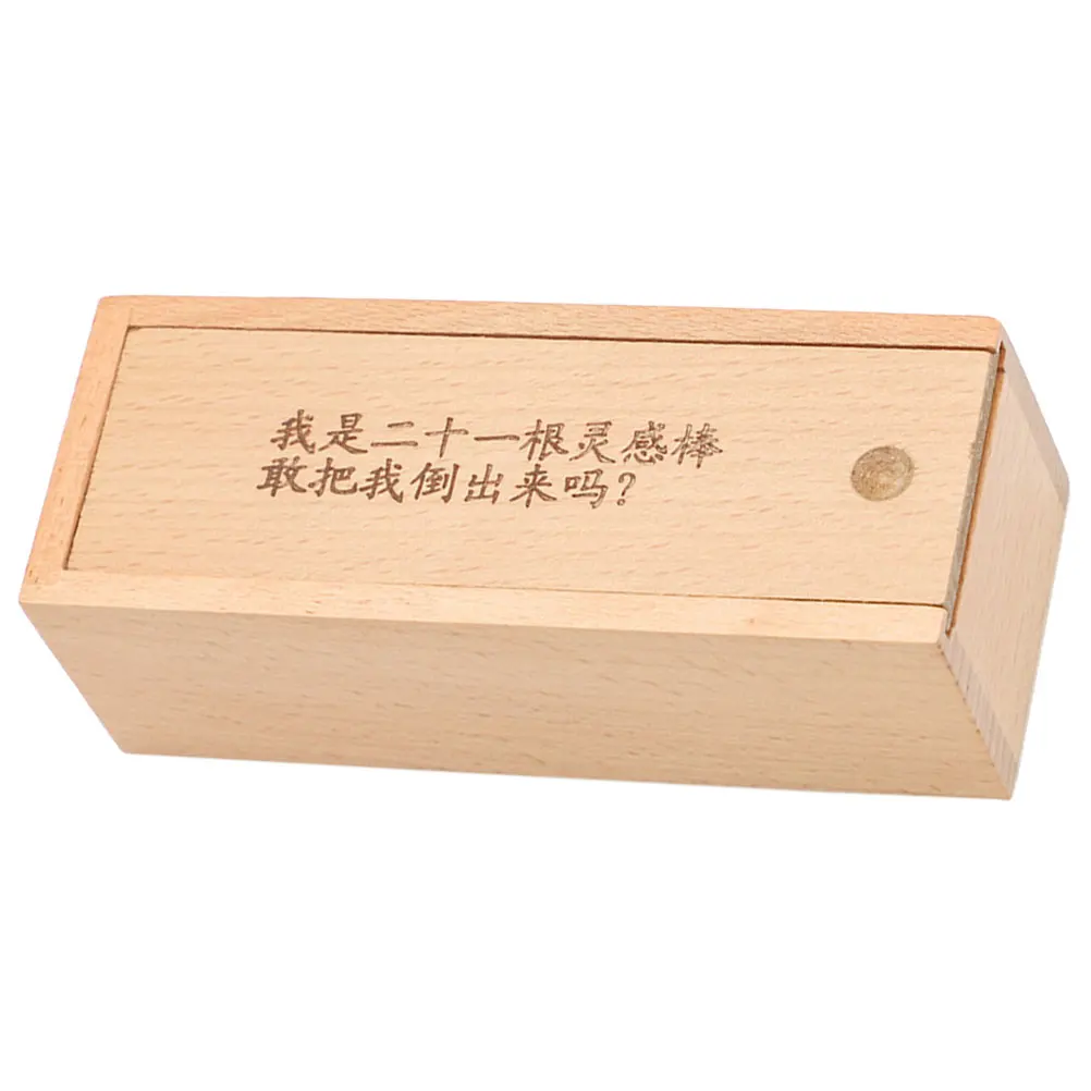 

1Set Brain Teaser Stick Wooden Luban Box Puzzle Develop Iq Problem Solving Educational Gift