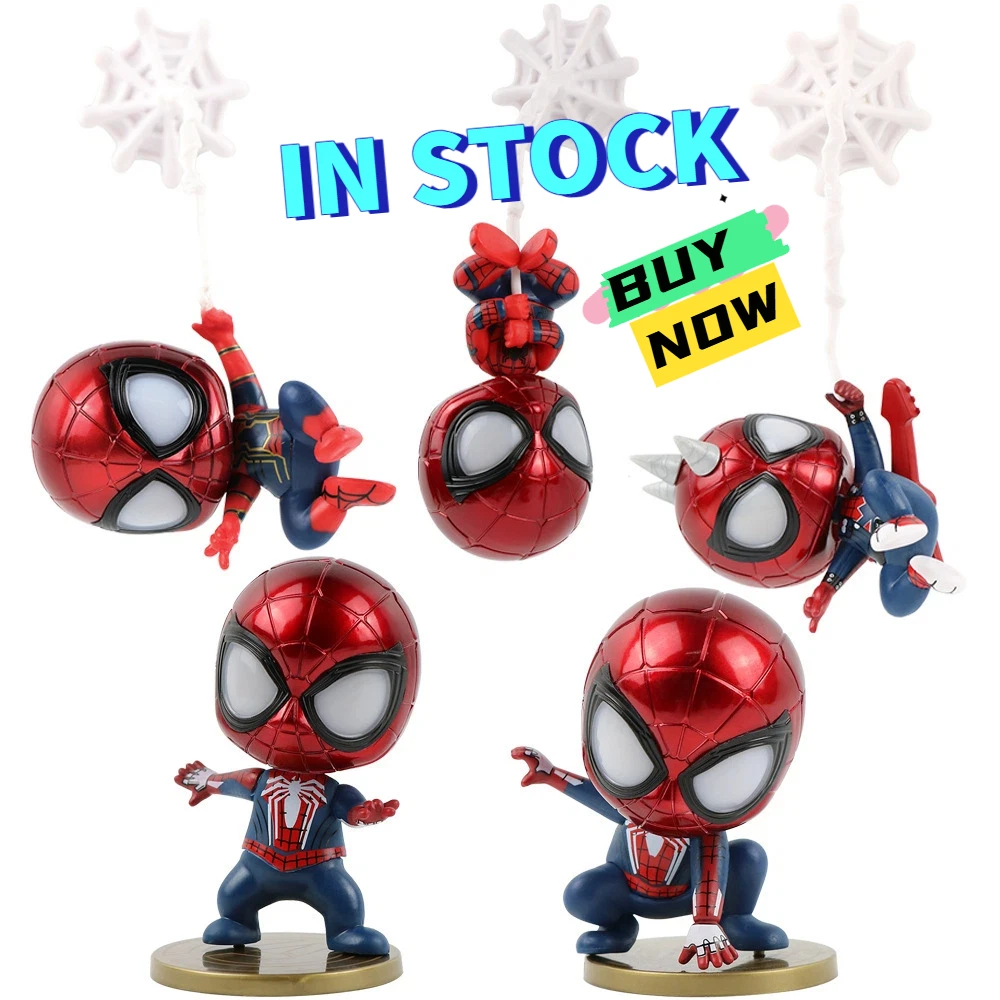 

Аниме Фильмы Фигурка Человека-Паука Мультяшные игрушки Супергерой ПВХ Фигурка Модель Куклы Детские игрушки Настольные игрушки для рождественских подарков