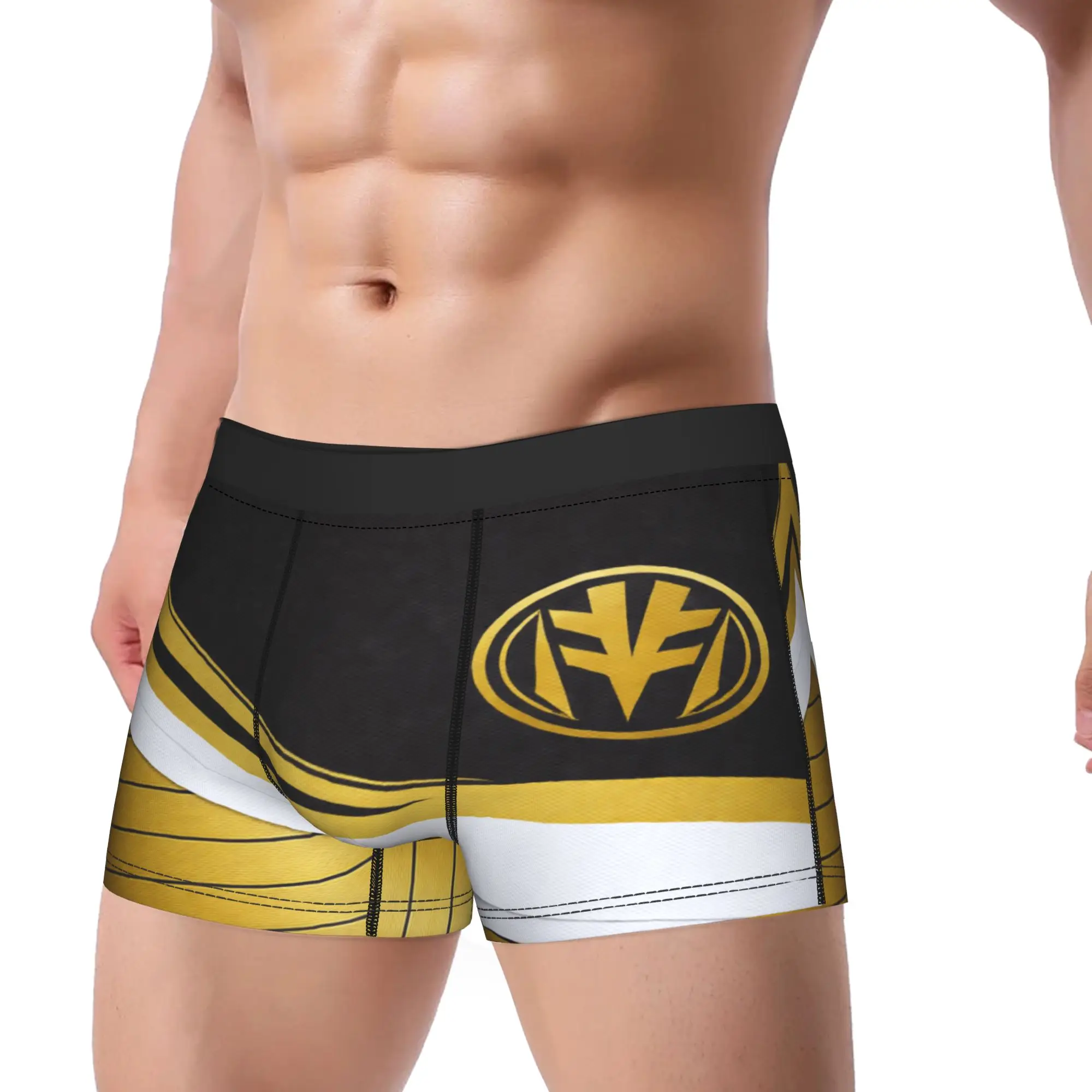 

Men's Boxer Briefs Shorts Panties Power Rangers Soft Underwear Male Sexy Plus Size Underpants