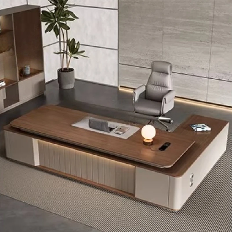 Minimalist Design Office Desk Multifunctional Executive Modern Aesthetic Office Desk Computer Crafts Biurko Home Furniture