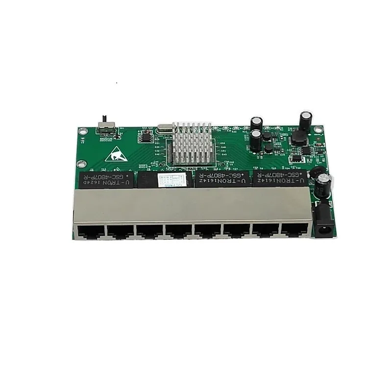 Com interruptor reverso do ponto de entrada do porto de vlan 16 com 4 x placa do pwb do gigabit sfp rpoe prova do trovão do impulso