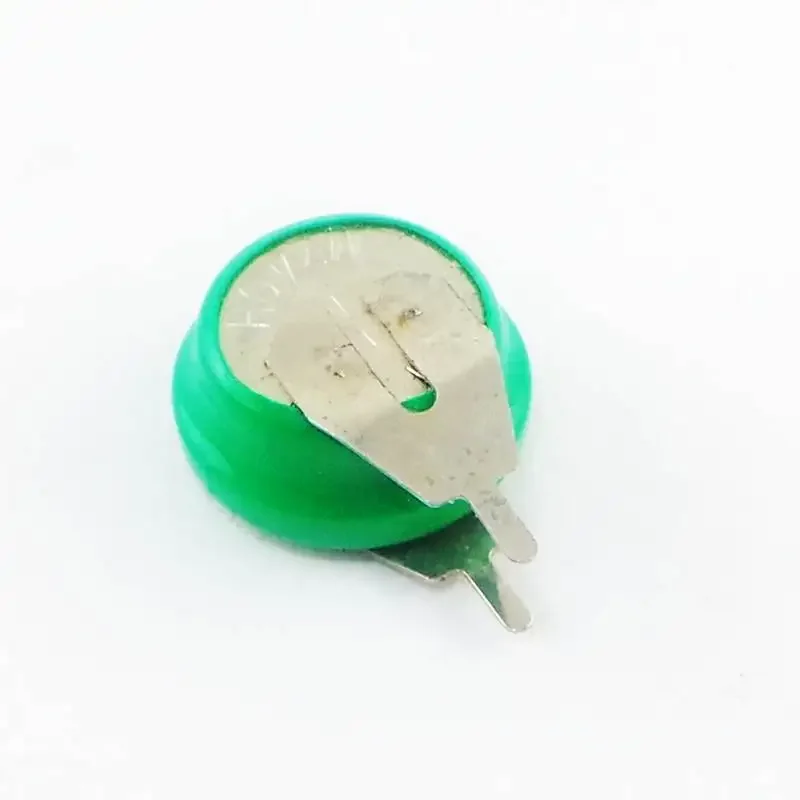 New Brown NI-MH Button Type Rechargeable NiMH Battery / NiMH 40mAh 1.2V Button With Leg Rechargeable Li-ion Cell Good A