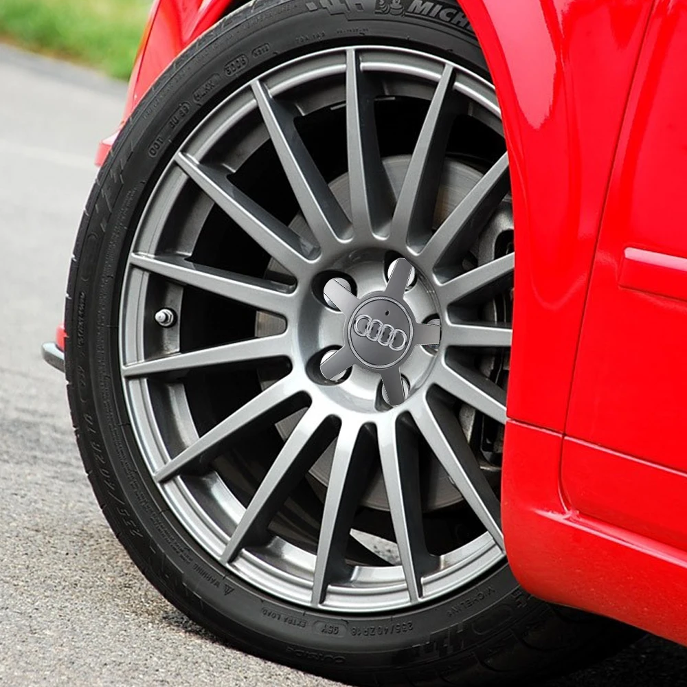 4PCS Car Original Wheel Center Cover Hub Cap for Audi Sline TT A1 A2 A3 A4 A5 A6 A7 A8 8P B6 B7 B8 C5 C6 C7 Q5 Q7 S2 S3 S4 S5 S6 view 6