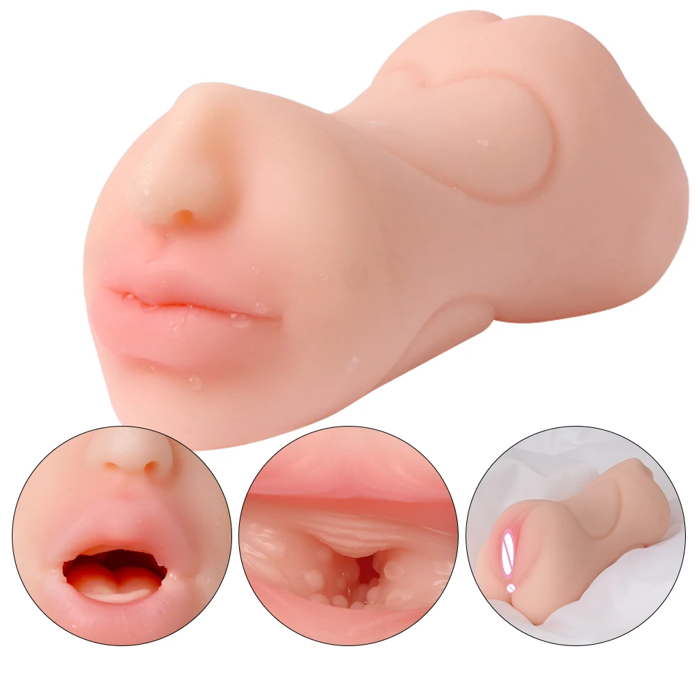 3 In 1 MALE PUSSI MASTURB CUP Artificial Vaginal Reusable Realistic Vagina Masturbator For Men Adults Masturbating Sexy Toys 18