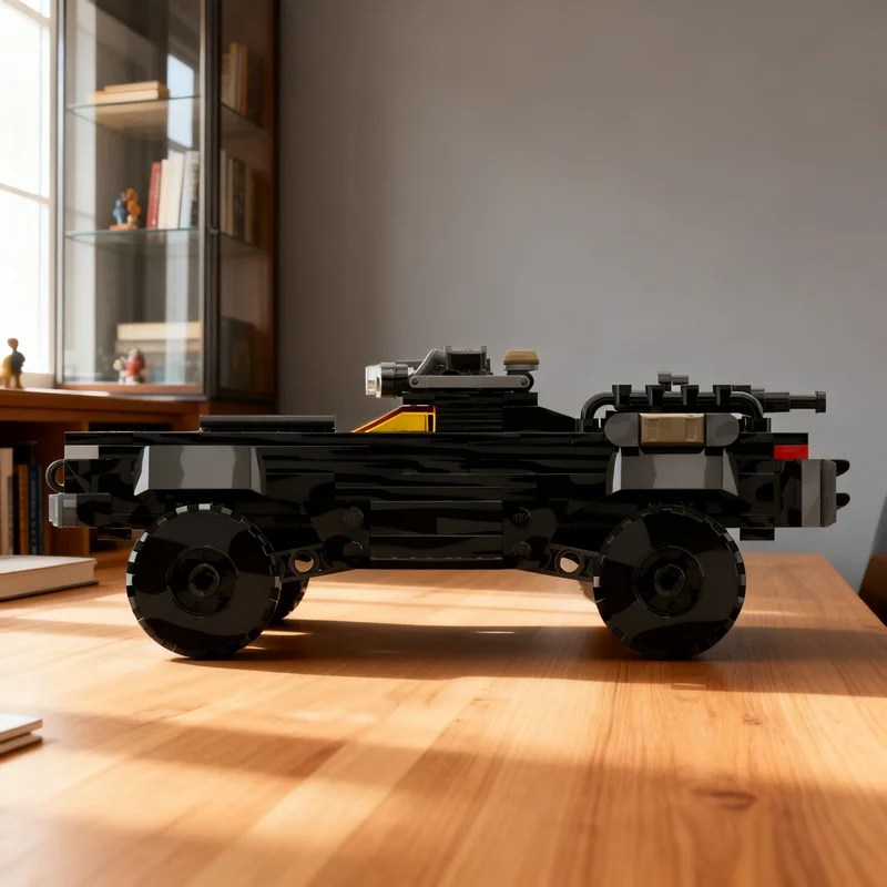 237pcs MOC Space Blacktron II All-terrain Truck Model Building Blocks Christmas Gift Birthday Education Craft Display Collection