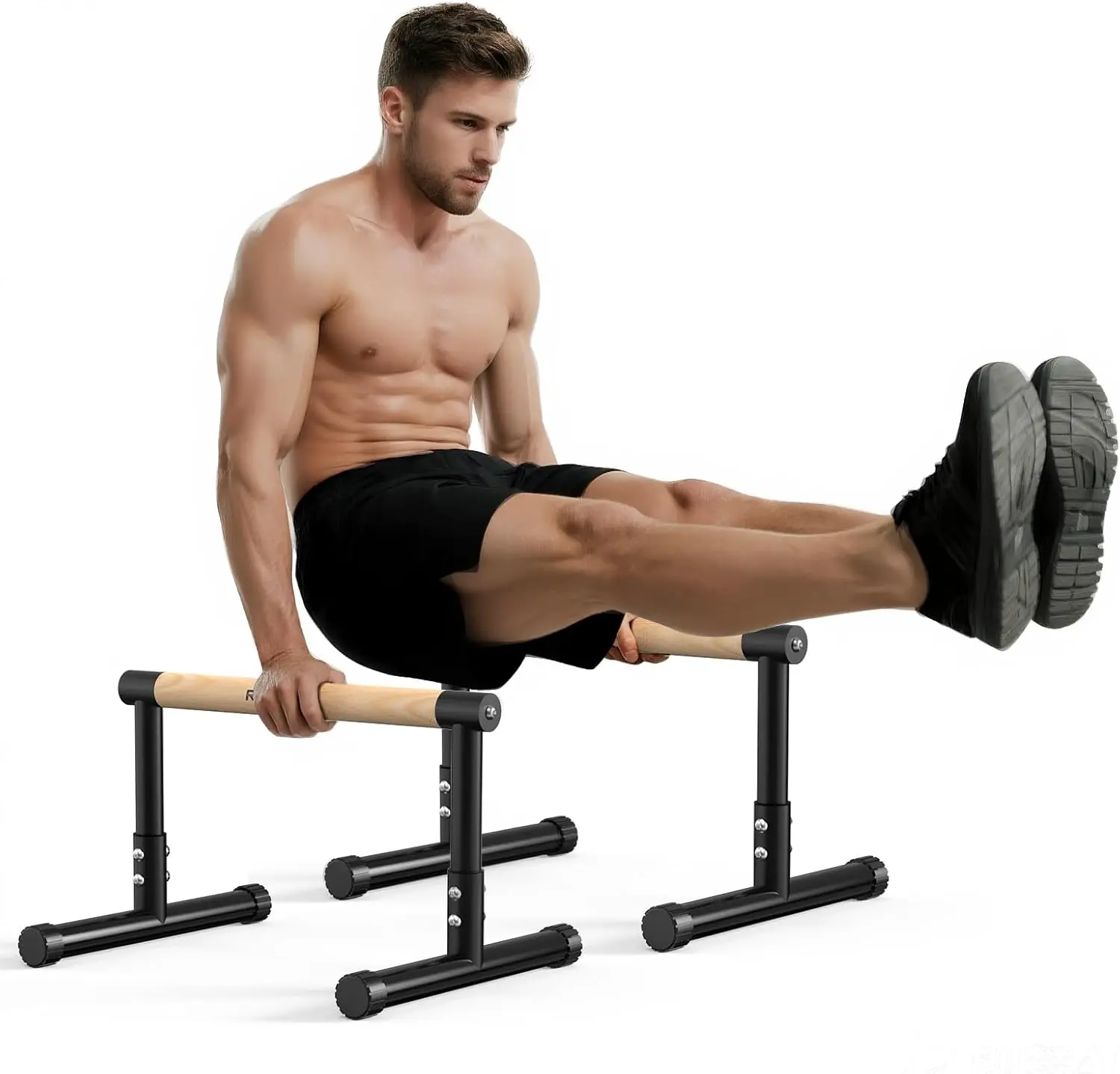 RELIFE Hochbelastbare Dip-Station Fitness-Trainingsgerät Push-Up-Stange Stabilisator Parallette Dip-Ständer für Heimfitnessgeräte