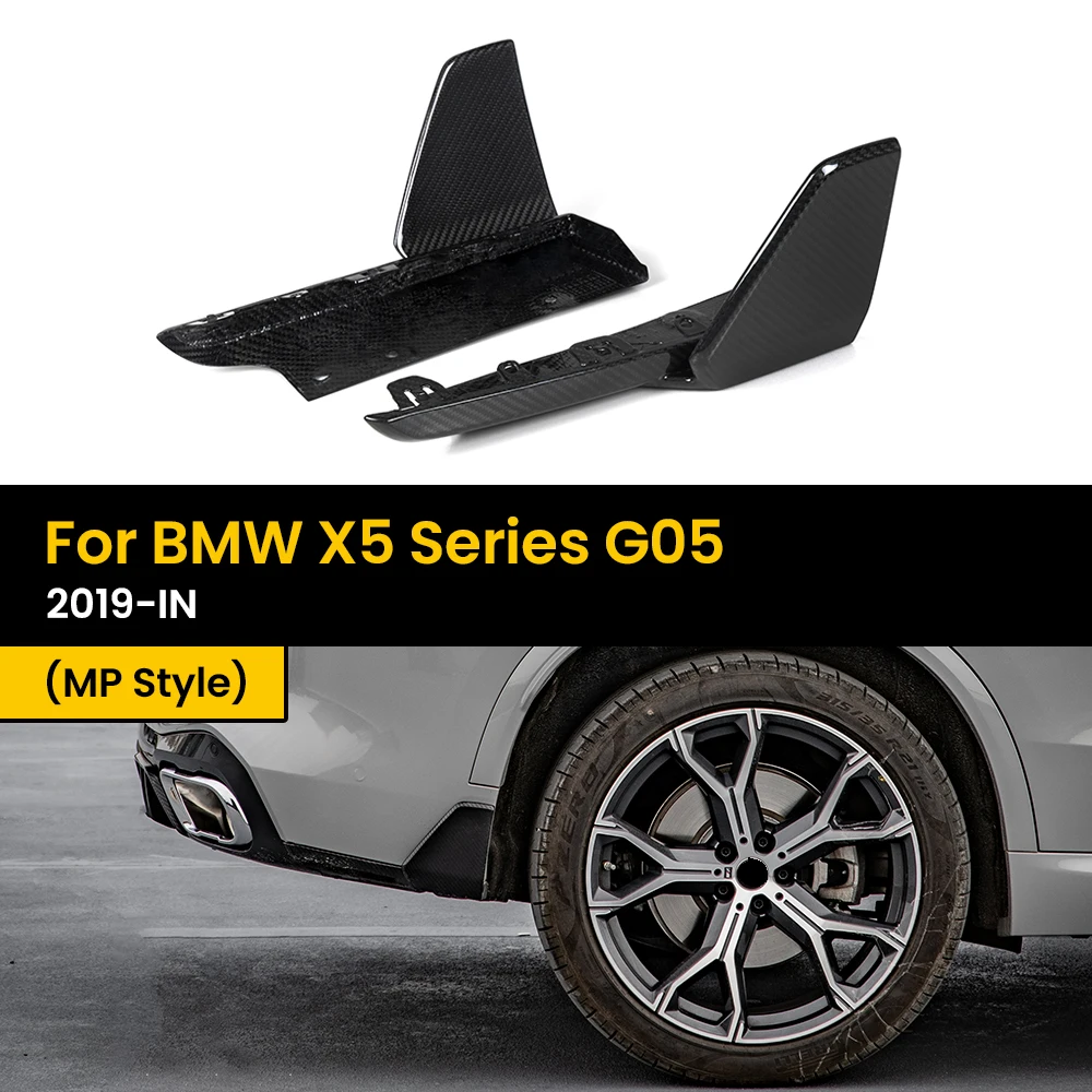 

Real Dry Carbon Fiber Rear Splitter for BMW X5 Series G05 MP Style 2019-IN 2Pcs/Set