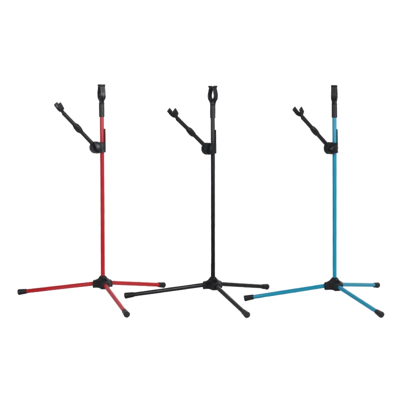 Dobrável Recurve Bow Stand, Archery Acessório, Longbow Takedown Bow e Arrow Set, Rack pernas, suporte ajustável, Caça Equipamento