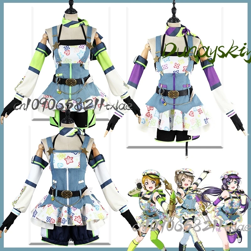 

Прекрасить Левве! Костюмы для косплея μ Minami Kotori Toujou Nozomi Koizumi Hanayo Kumai kei Лолита идол платье Хэллоуин косплей