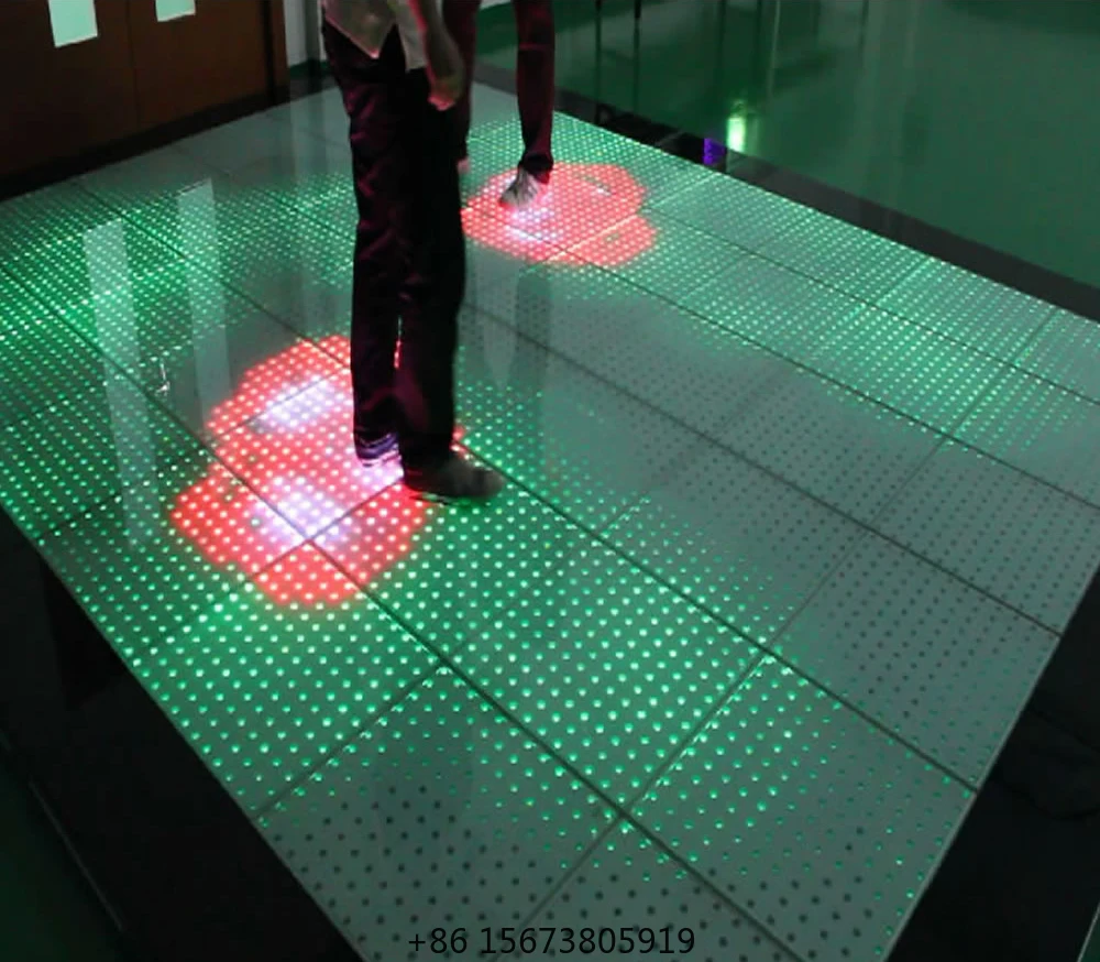 

Led Floor Tiles Pressure Sensitive 50x50cm Induction Interactive Floor Tile