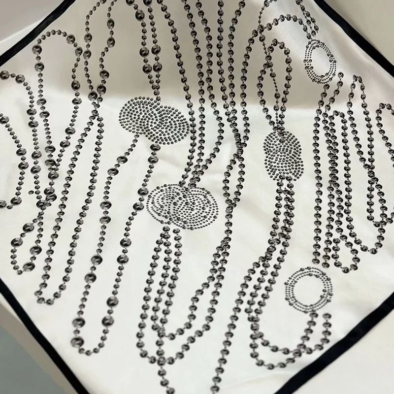 

100% хлопковый квадратный платок 53 см, весенне-летний, универсальный, дышащий, в стиле ретро, подарок для мамы