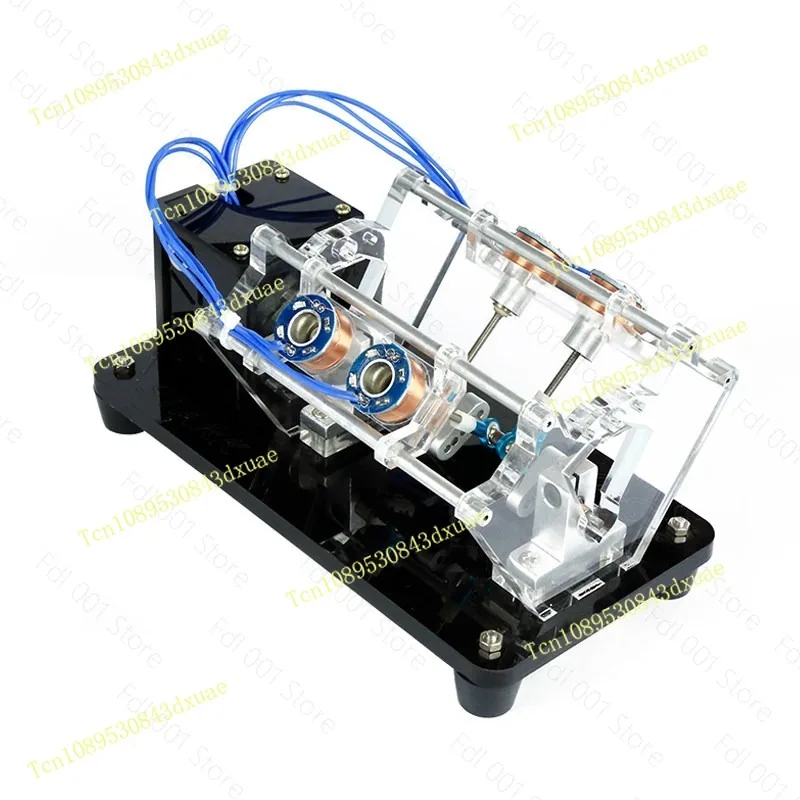 5V High Speed Mini Motor V Type Electromagnet Engine Model DIY Teaching Toy for Physics Science Experiment Handmade Making