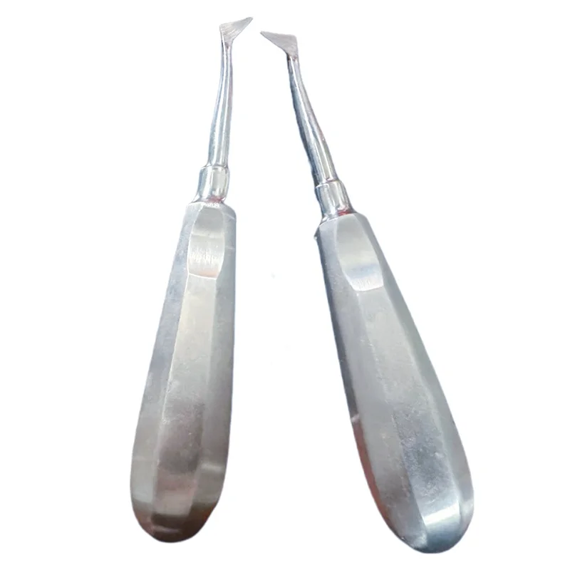

Dental Extraction Elevator Tool Stainless Steel Triangular Elevators Root Tip Posterior Teeth Oral Extraction Dentist Instrument
