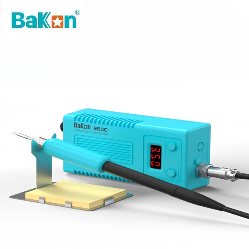 

Портативная цифровая паяльная станция Bakon с экраном и жалом C210, легко заменяемым нагревательным элементом (Ferro De Solda Cautín C210)