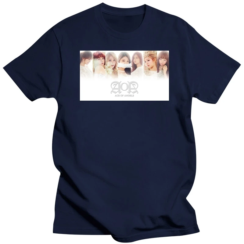 Men t-shirt Aoa Age of Angels Kpop T Shirt tshirt Women t shirt