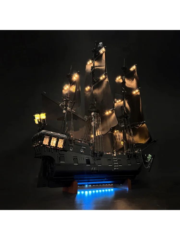 LED-licht compatibel voor piratenschip 10365 bouwstenen afstandsbediening lamp (exclusief bouwstenen) kerstcadeau - afbeelding 2