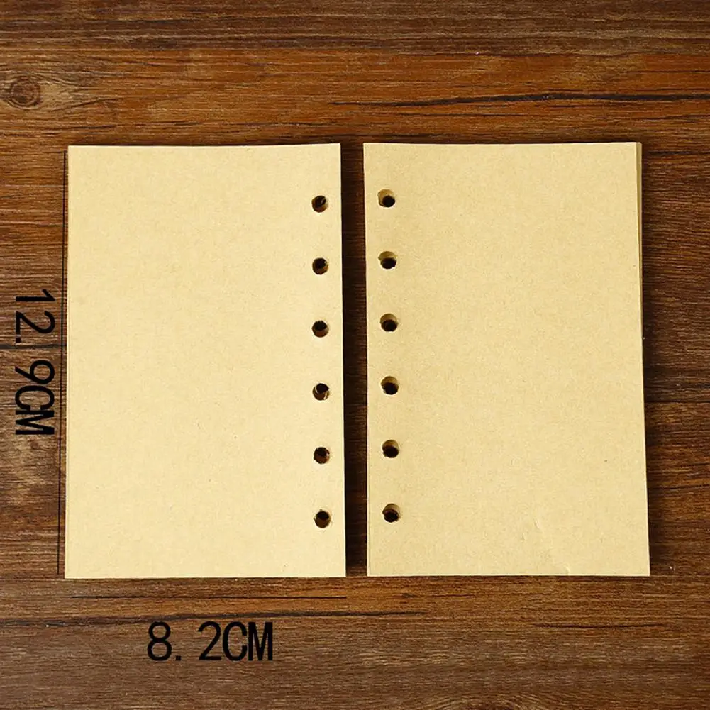 Lace-up Metal Pendant Blank Page Minimalist Diary Notepad Vintage Faux Leather Cover A7 Planner Coil Notebook Office Supplies