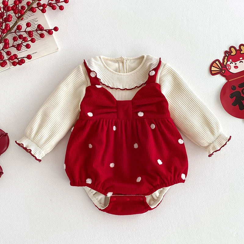 ملابس أطفال شتوية جديدة لعام 2025 من 0 إلى 24 شهرًا ملابس أطفال حديثي الولادة ملابس سميكة ودافئة بأكمام طويلة بدلة قفز للأطفال الرضع #1