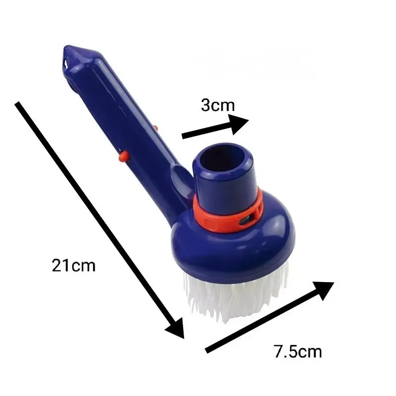1 PCS Swimming Pool Vacuum Suction Head Brush With Nylon Bristles For Floor & Ground Cleaning