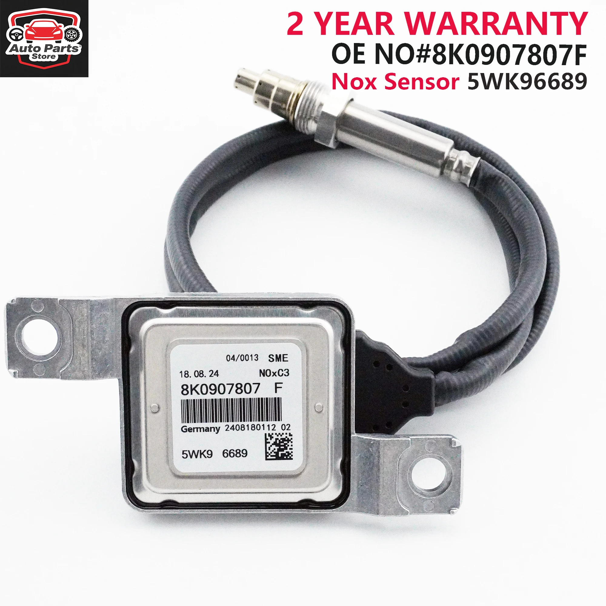 

Nitrogen Oxide Sensor Nox Sensor 8K0907807F 5WK9 6689 Fits For Volkswagen Touareg 11-16 3.0L V6 Diesel 5WK96689
