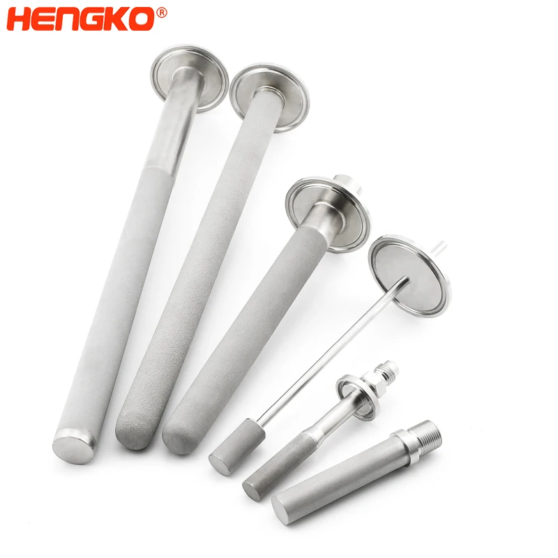 

HENGKO Customised Sintered Filters Core Carbonation Diffusion Aeration Stone for Beer Fermentation Tank