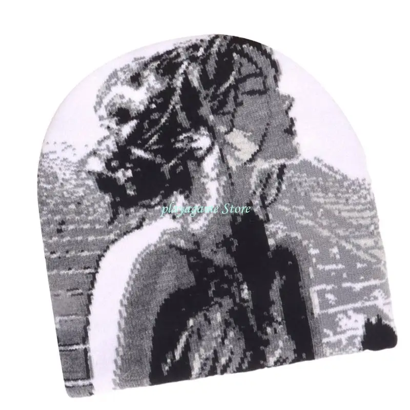 Y88A قبعة محبوكة خفيفة الوزن Y2kbug الراحة في مهرجان الموسيقى #5